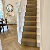Luxury Vinyl Tile Flooring installation in Newbury Berkshire Herringbone Flooring Newbury Berkshire